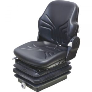 K&M Uni-Pro Grammer Construction Mechanical Suspension Seat Vinyl Cover Black Model 8922