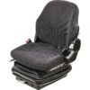 K&M Uni-Pro Grammer Construction Mechanical Suspension Seat Fabric Cover Multi-Tone Gray Model 8531