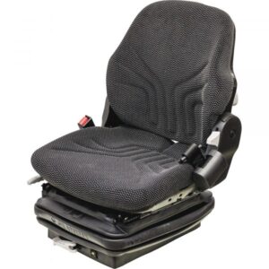 K&M Uni-Pro Grammer Construction Mechanical Suspension Seat Fabric Cover Multi-Tone Gray Model 8531