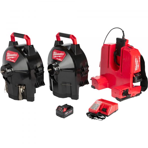 Milwaukee M18 FUEL Li-Ion Cordless Switch Pack Sectional Drum System 1/2in Kit 1/2in x 50ft Cable 1 Battery Model 2775C-222
