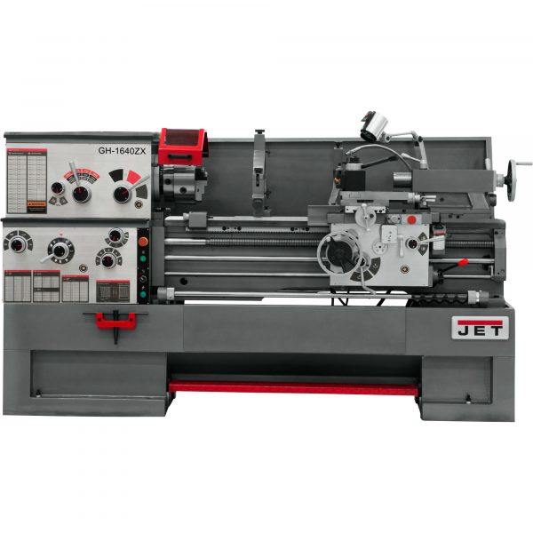 JET ZX-Series Large Spindle Bore Lathe with Acu-Rite 200S DRO 16in. x 40in. Model GH-1640-ZX LATHE W/AC