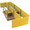 RoofZone Guardrail Stack Pallet Kit 110ft x 42in Yellow 70762