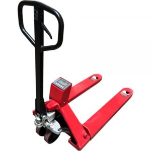 Optima Scale Pallet Truck with Built-In Scale 5000lbs Capacity 1lbs Display Increments OP-918W-5K