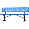 UltraSite 6FtBuddy Bench Blue Model 940P-P6-BB