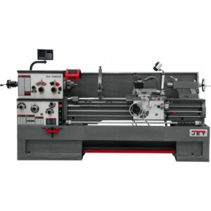 JET ZX-Series Large Spindle Bore Lathe with Acu-Rite 203 DRO with Taper Attachment and Collet Closer 16in. x 60in. Model GH-1660ZX/321576