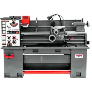 JET ZX-Series Large Spindle Bore Lathe with Acu-Rite 203 DRO with Taper Attachment and Collet Closer 14in. x 40in. Model GH-1440ZX/321569