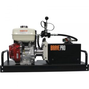 BravePro Hydraulic Power Pack with Honda GX Engine 270cc 5.5 GPM 2000 PSI 8-Gal. Tank Model HBHR280GX