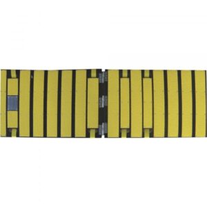 AME International Large 33.8in Two-Piece Dozer Maintenance Mat Yellow Model 15348