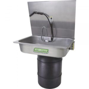 EcoMaster 30-Gallon Stainless Steel Aqueous Drum-Mounted Parts Washer Model EM230S