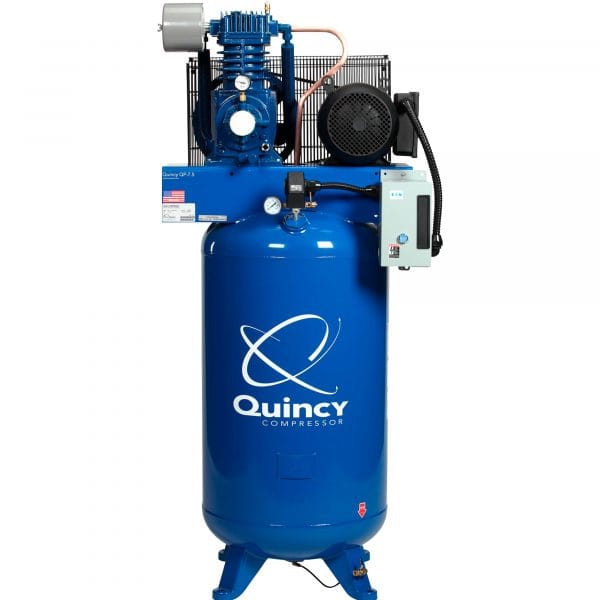 Quincy QP-7.5 373DS80VCA20 Pressure Lubricated Reciprocating Compressor