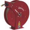 Reelcraft Spring Retractable Gas Welding Hose Reel Swivel Base 200 PSI 75ft. x 3/8in Hose Model TW86075 OLPT