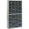 Safco E-Z Stor Literature Organizer Gray 12 3/4in.L x 37 1/2in x 71in Model 9241GRR