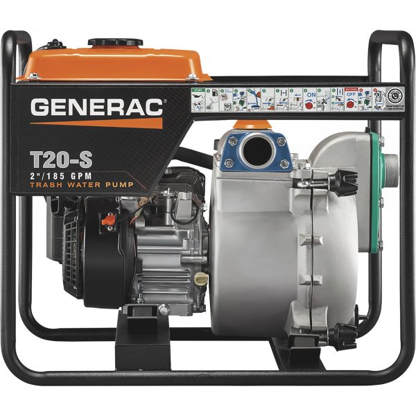 Generac 6920 Full Trash Pump (11100 GPH, 2in Ports, 211cc Engine) - Image 2