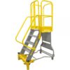 Cotterman Workmaster Super-Duty Rolling Ladder with Handrails 1000-Lb. Capacity 5 Steps Model WMX05R37A3P3