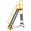 Cotterman Workmaster Super-Duty Rolling Ladder with Handrails 1000-Lb. Capacity 10 Steps Model WMX10R37A3P3