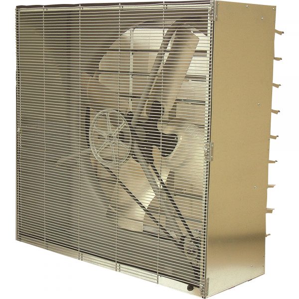 TPI Cabinet Exhaust Fan with Shutter 24in 1/3 HP 3000 CFM Model CBT24B
