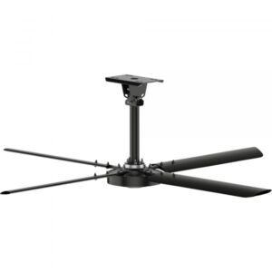 Hunter Industrial HVLS Ceiling Fan 8ft. Dia. Black Model 72292
