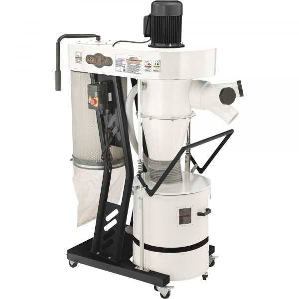 Shop Fox Portable Cyclone Dust Collector 2 HP Model W1868