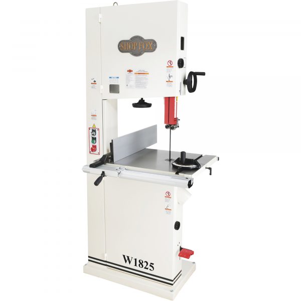 Shop Fox 19in. Heavy-Duty Band Saw 3 HP 1 PH 220V Model W1825