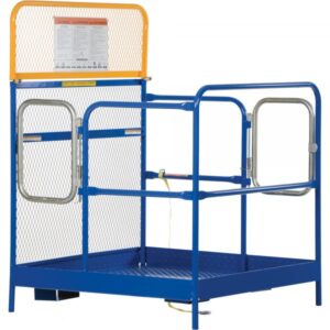 Vestil Work Platform Side Dual-Door Entry 48in.L x 48in.W Platform Model WP-4848-DD