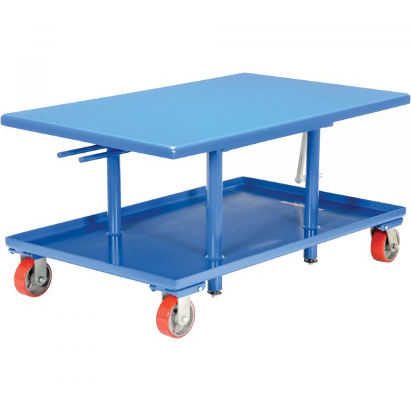 Vestil MT-2436-HP High Profile Mechanical Post Table (36in. x 24in. Platform) - Image 2