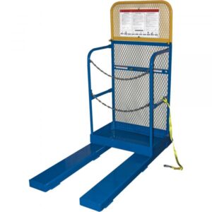 Vestil Stockpicker Work Platform 60in. Expanded Metal Back Model SP-175