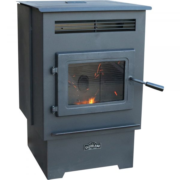 Cleveland Iron Works Pellet Stove with Smart Home Technology 26865 BTU EPA Certified Model PS60W-CIW