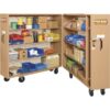 KNAACK Jobmaster Folding Rolling Cabinet Tan 60.9 Cu. Ft. Capacity Model 100