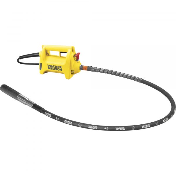 Wacker Neuson HMS Internal Concrete Vibrator Kit Model M2500-SM3S-H50HA/5100018083 1.8kW Capacity Motor 10ft. Flexible Shaft 2in Head