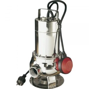 JMS-USA Submersible Sewage Water Pump 3660 GPH 1.1 HP Single-Phase Model RVEX 80/S AUT M SS316