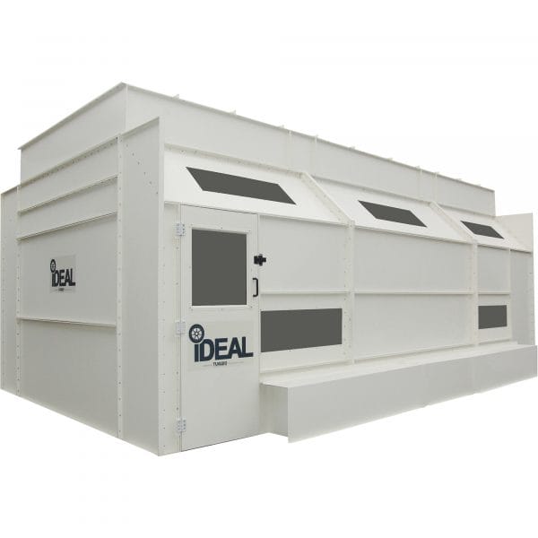 iDEAL PSB-SDD26B Side Down Draft Pressurized Paint Booth (3-Phase) - Image 2