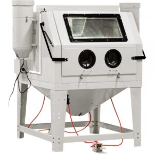 Allsource Dual Station Abrasive Blasting Cabinet 71in Model 41200