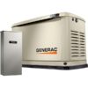 Generac Guardian Series Air-Cooled Home Standby Generator 10kW (LP)/9kW (NG) 100 Amp Transfer Switch Model 7172