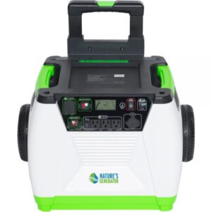 Nature’s Generator Portable Solar Generator 3200 Surge Watts 1800 Rated Watts Model HKNGGN