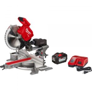 Milwaukee M18 FUEL Dual Bevel Sliding Compound Miter Saw with ONE-KEY Kit One Battery 12in. Model 2739-21HD