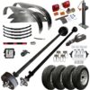 TK Trailer Parts Kit for 7K Utility Trailer Blueprint 1216 Model MP1216KT