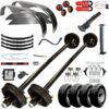 TK Trailer Parts Kit for 12K Tandem Axle Gooseneck Lowboy Trailer Blueprint 2220 20ft L x 6ft. 6in Model MP2220KT