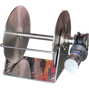 Endurance Marine Stainless Steel 24 Volt DC Powered Drum Winch 2500 Watt Electric Motor 4000-Lb. Pulling Capacity Model EDM2500W-015SS