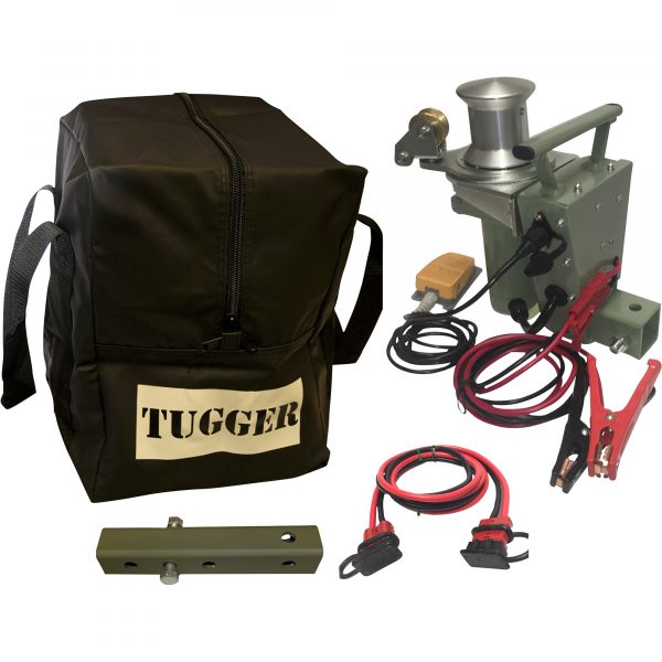 Endurance Marine Tugger 2 Portable 12 Volt DC Capstan Winch With Moving Fairlead 2000-Lb. Pulling Capacity 6ft. Extension Harness Model ETUG2-FL12