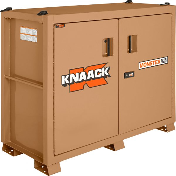 KNAACK Monster Box Storage Cabinet Tan 52 Cu. Ft. 66inW x 30inD x 54 1/2inH Model 1020