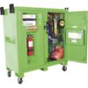 KNAACK Safety Kage Cabinet with Crane Lift Kit Green 59.4 Cu. Ft. 60inW x 30inD x 60inH Model 139-SK-01
