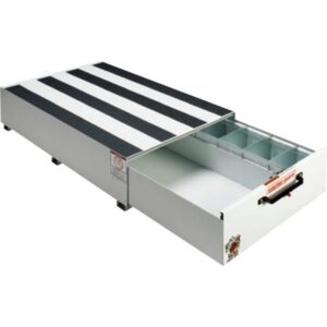 Weather Guard Pack Rat Truck Box Storage Drawer Steel Brite White 48in L x 30in W x 13in H Model 334-3