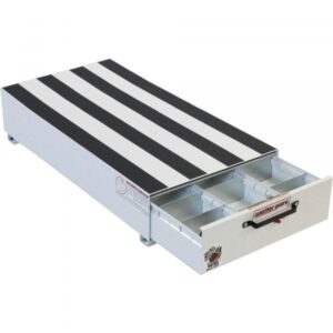 Weather Guard Pack Rat Truck Box Storage Drawer Steel Brite White 48in L x 30in W x 13in H Model 337-3