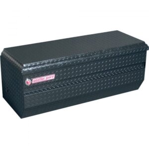 Weather Guard Truck Chest Tool Box Aluminum Black Diamond Plate Rotary Latch 47in L x 20.25in W x 19.25in H Model 674-5-01