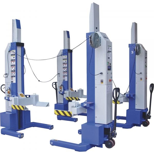 Ideal Mobile Column Lifts 4-Pc. Set 52800-Lb. Capacity 24 Volt Model MSC-13K-B-452