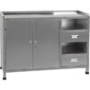 Ideal Paint Storage/Mixing Cabinet and Table 46in L x 20in W x 34in H Model PSB-PSMCT