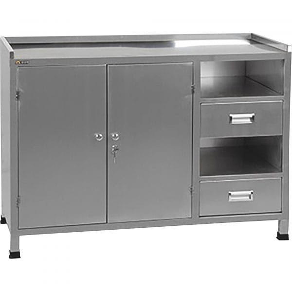 Ideal Paint Storage/Mixing Cabinet and Table 46in L x 20in W x 34in H Model PSB-PSMCT