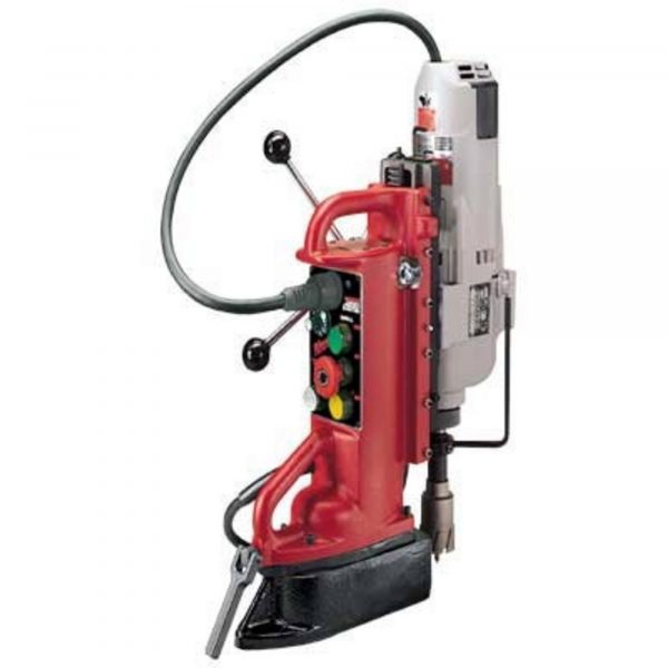 Milwaukee Electromagnetic Drill Press AdjustablePosition 1 1/4in. Drill Capacity 2-Speed 12.5 Amp Motor Model 4209-1