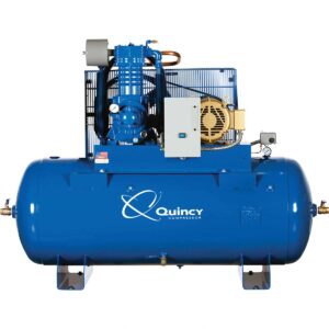 Quincy 3103DS12HCA23 10HP 120 GAL Horizontal Tank Compressors