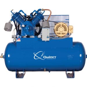 Quincy 3153D12HCB20M 15HP 120 GAL Horizontal Tank Compressors